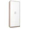 Armadio portadocumenti OLIV 2D 74x35x180 cm, rovere Sonoma/bianco