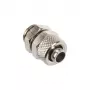 Connettore dritto G1/4 pollici a 10/8 mm - Argento lucido