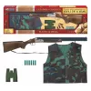 Set fucile a canne mozze giocattolo Pulio 155617/0 con gilet portaoggetti
