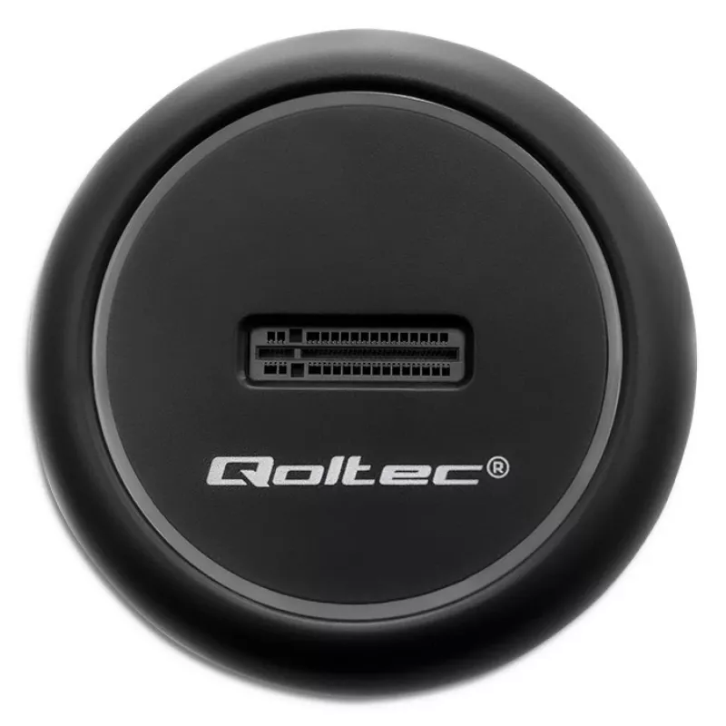 Docking station per SSD M.2 QOLTEC 52275 per unità SATA e NVMe, porta USB