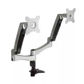 SilverStone SST-ARM22SC supporto per doppio monitor - argento