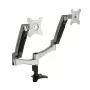 SilverStone SST-ARM22SC supporto per doppio monitor - argento