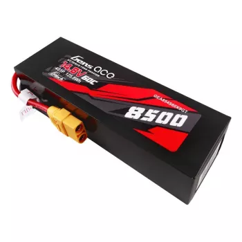 Pacco batteria LiPo Gens ace G-Tech 8500mAh 14.8V 60C 4S1P case in materiale PC con connettore XT90