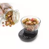 Bilancia da cucina Caso FinoCompact 03201 — capacità 0,5 kg, divisione 1 g, display LED, acciaio inox/nero