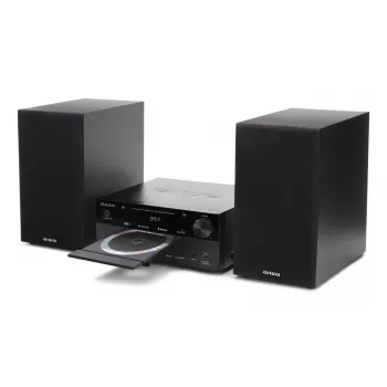 Microsistema audio domestico Aiwa MSBTU-550 — 50 W RMS, Bluetooth 10 m, FM, display LED, RCA, nero