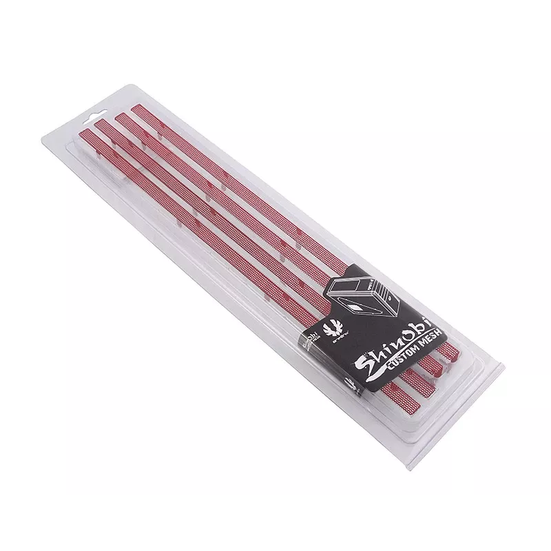 BitFenix Mesh-Stripes per case Shinobi Midi Tower, rosso