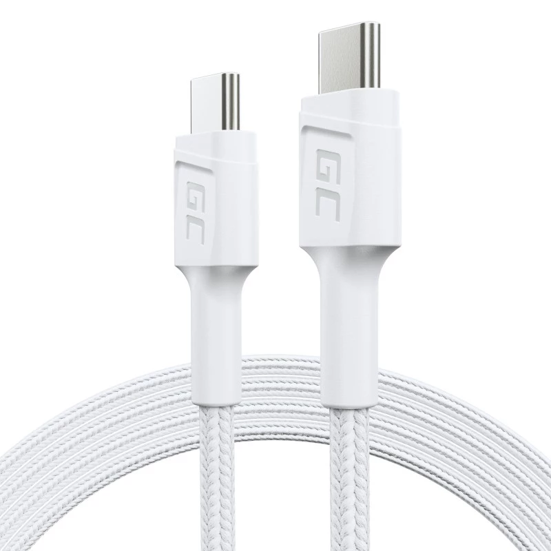 Cavo USB Green Cell KABGC30W USB 3.2 Gen 1 (3.1 Gen 1) 1,2 m USB-C bianco