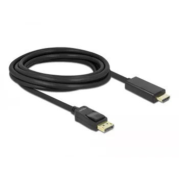 Cavo Delock DisplayPort 1.1 maschio > High Speed HDMI-A maschio passivo 3 m nero (82435)