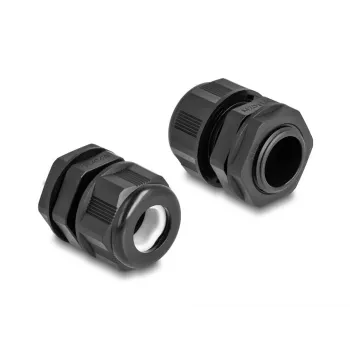 Pressacavo EX DeLOCK M20 nero 2 pezzi poliammide