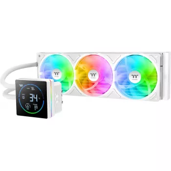 Dissipatore a liquido per CPU THERMALTAKE TH360-S V3 ARGB Sync AIO Snow Edition, 360 mm, ARGB, All-in-One