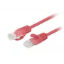 Lanberg PCU5-20CC-0300-R Cavo patch Cat.5e UTP, 3 m, Rosso, confezione da 10