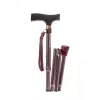 Bastone da passeggio REHA FUND RF-520 telescopico pieghevole regolabile in altezza alluminio, altezza 79–90 cm, portata max. 113 kg, bronzo