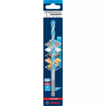 Punta Bosch Expert HEX-9 Multi Construction 8 mm