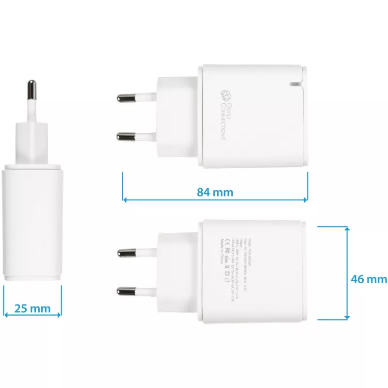 Alcasa PCA-W003W caricabatterie per dispositivi mobili bianco (PCA-W003W)