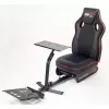 Racing Cockpit Subsonic SA5681 nero rosso in similpelle mesh metallo