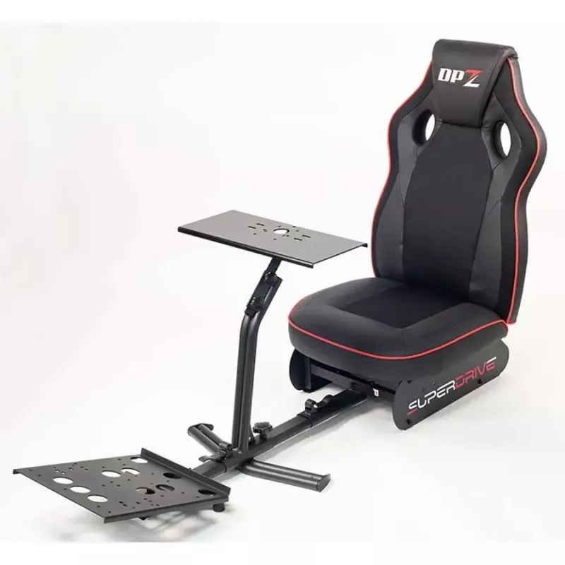 Racing Cockpit Subsonic SA5681 nero rosso in similpelle mesh metallo