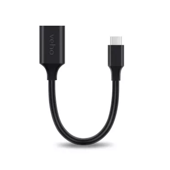 Adattatore USB-C a USB 3.1 Veho VCL-220-USBCA, design compatto, USB-C a USB-A