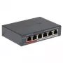 Switch di rete Hikvision DS-3E0106P-E/M(B) — switch Ethernet PoE 6 porte