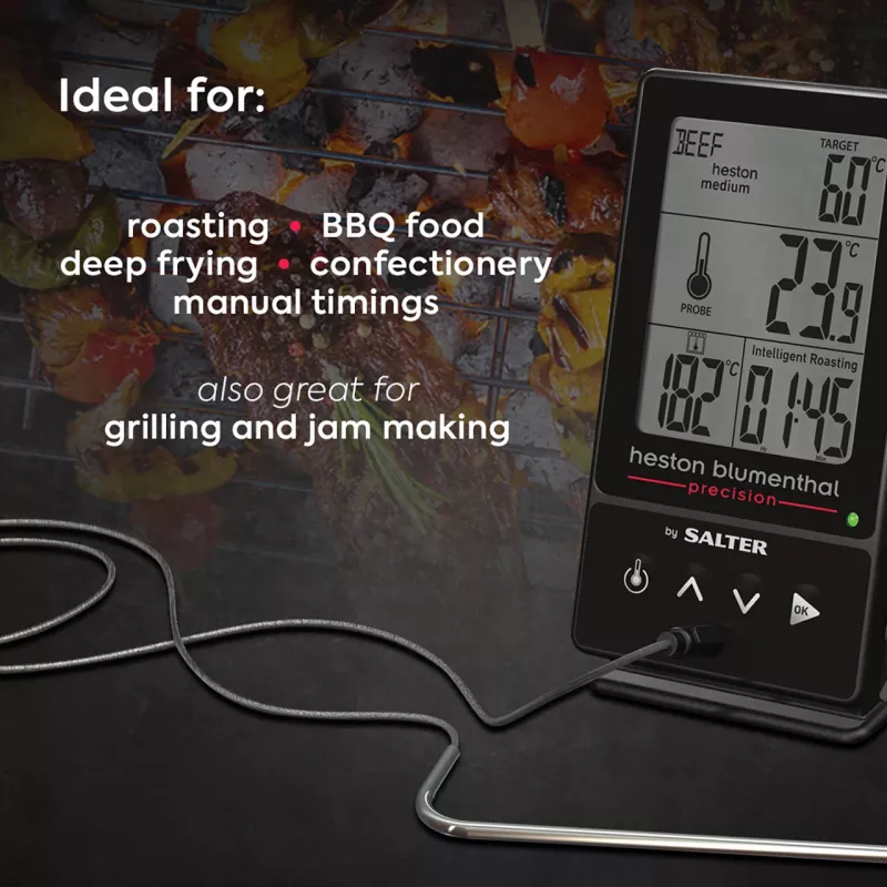 Salter 540A HBBKCR Heston Blumenthal Precision 5-in-1 termometro digitale da cucina