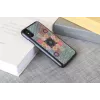 Custodia smartphone iKins per iPhone XS / XS S — design Flower Garden, nero