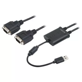 Adattatore USB 2.0 su 2 seriali