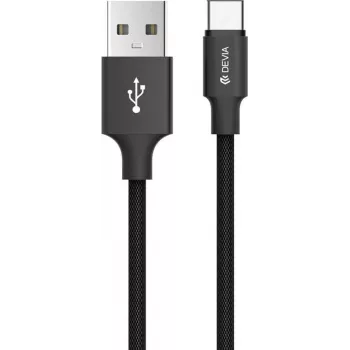 Cavo USB Micro Devia Pheez Serie 5V 2,4A 1m rosso