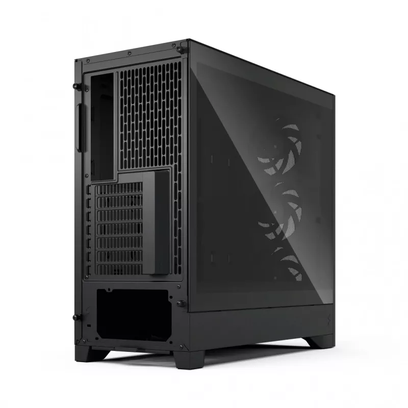 Case PC Fractal Design Pop 2 Air Black TG Midi Tower – ATX, 3 ventole frontali da 120 mm, supporta unità da 2,5