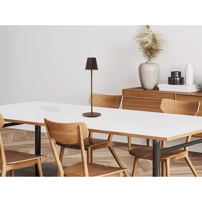 Beper P201UTP403 lampada da divano ricaricabile, controllo touch, altezza regolabile, 2,3 W, Corten