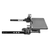 Supporto per tastiera sottotavolo Maclean, regolabile, max. 5 kg, 67x24 cm, MC-462