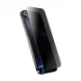 Vetro temperato privacy screen protector Crong per iPhone 14/13/13 Pro — bordo curvo 3D