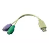 Adattatore LogiLink USB - 2x PS/2 AU0004A