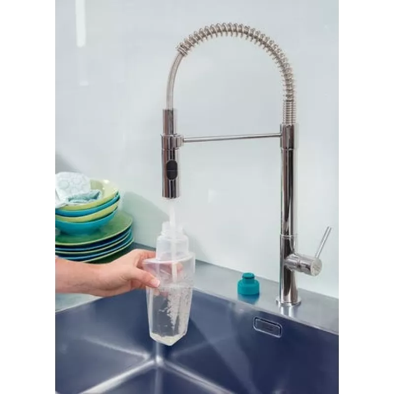 Leifheit Easy Spray XL mocio in microfibra asciutto&bagnato microfibra verde, bianco