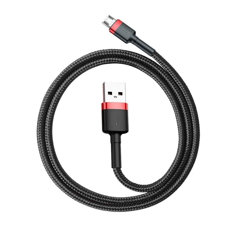 Cavo Micro-USB Baseus Cafule 1,5A 2 m (rosso e nero)