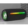 Altoparlante stereo portatile TRACER Stripe nero — 10 W RMS, Bluetooth/cablato, USB-A e USB-C, MicroSD, batteria ricaricabile integrata (fino a 5 h)