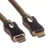 Roline - Cavo patch - RJ-45 (M) a RJ-45 (M) - 30 m - STP - CAT 5e - Grigio chiaro