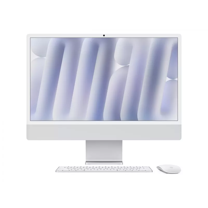 iMac 24 inch: M4 10/10, 24GB, 512GB SSD – argento