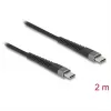 Cavo USB DeLOCK USB 2.0 2m USB-C nero 81125