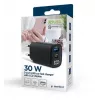 Caricabatterie mobile Gembird TA-UC-PDQC30LCD-BK-01 ricarica rapida nero