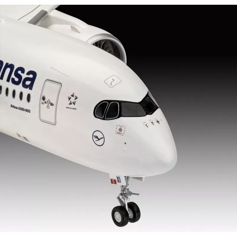 Revell 03881 Airbus A350-900 Lufthansa kit di modellismo in plastica, 1:144
