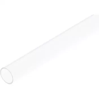 HardTube 12/10mm acrilico (PMMA) trasparente 60cm, tubo trasparente, set da 4