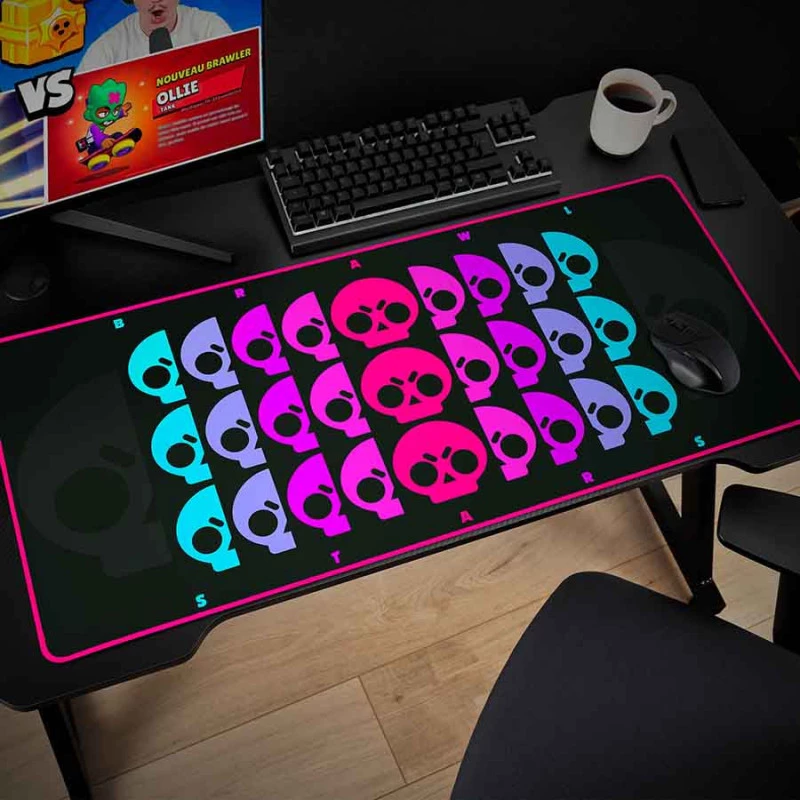 Tappetino mouse gaming Subsonic XXL Brawl Stars Skull Repeater