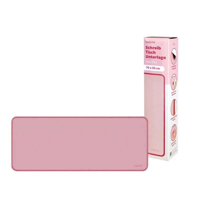Tappetino da scrivania XXL per mouse e tastiera, rosa