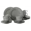 Servizio da caffè in porcellana SELECT Beat Color Glaze per 6 persone, bianco