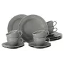 Servizio da caffè in porcellana SELECT Beat Color Glaze per 6 persone, bianco