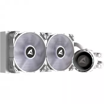 S80 RGB White AIO 240mm, raffreddamento a liquido bianco