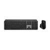 Logitech MX Keys S Combo per Mac, wireless, layout DE set tastiera e mouse, tasti e funzioni ottimizzati per macOS