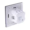 Presa tipo F Fibaro FGWSONF-011-8, 1 presa, 110–230 V, 50/60 Hz, nero