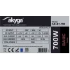 Akyga AK-B1-700 Basic alimentatore ATX 700 W, PFC passivo, ventola 120 mm, grigio