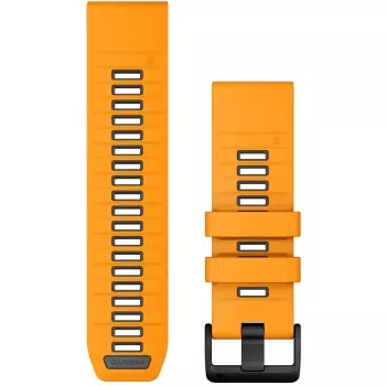 Cinturino Garmin QuickFit 010-13393-01 graphite arancione