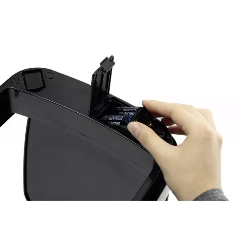 Durable TOUCH 12L rettangolare acciaio inox argento nero